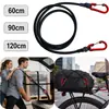 Corda Elástica Bungee de Alta Resistência Tira Elástica Corda Ganchos Mosquetão Caiaque Ciclismo Bagagem Cordas de Embalagem Acessórios de Camping