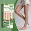 Crema para el Cuidado de las Piernas Houkea Esencia Herbal Cuidado Suave para la Piel de las Piernas Suavidad Extracto Vegetal Crema de Cuidado Diario
