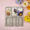 DIY6 Molde de Silicona Marca Cera Aromaterapia Casero Hecho a Mano Gel Cristal Molde Yeso Aromaterapia Molde Cera Desmoldable