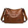 2026 Bolso de Mujer Estilo Nuevo Bolso Cruzado Sencillo Textura de Cuero Suave Clásica Gran Capacidad para Viajar al Trabajo Casual Bolso de Hombro