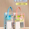 Bolsa de archivo transparente de PVC de alto valor para estudiantes, bolsa especial para exámenes, bolso de mano, bolsa para llevar libros, bolsa para tutorías, bolsa de almacenamiento impermeable