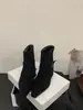 Botines Estrechos Retro para Mujer, Botines Chelsea con Tacón de Cuña y Punta Fina, Nuevo Estilo Otoño e Invierno 2025, Botines Elegantes de Tacón Alto, Botas de Moda