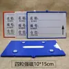 Señal de Almacén Tarjeta de Etiqueta de Estantería Tarjeta de Identificación de Material Magnético Tarjeta de Contenedor Magnético Fuerte Tarjeta de Etiqueta Magnética para Almacén