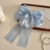 Pinza de Resorte con Lazo de Colores de Caramelo de Sirena Súper de Hada para Cabello Semirecogido en la Parte Posterior de la Cabeza, Pinza para el Cabello, Accesorio para el Cabello para Mujeres
