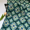 Tela Jacquard de Tencel con Patrón de Pavo Real, Tela para Vestido Cheongsam Estilo Chino Nuevo Estilo Nacional Dinastía Han, Tela Hecha a Mano para DIY