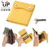 Billetera Corta para Hombre de Cuero Genuino Estilo Japonés Cartera de Cuero Vintage Aceite y Cera Billetera Simple Multifuncional para Monedas