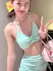 Traje de Banho Três Peças Estilo Novo 2026 para Mulheres, Esconde a Barriga e Emagrece, Adequado para Férias na Praia e Fontes Termais [Dropshipping Disponível]