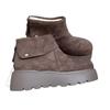 Nuevas Botas de Nieve con Suela Gruesa para Aumentar la Altura para Mujer, Nuevos Zapatos de Invierno Cálidos Estilo Birkenstock 2026, Botas de Algodón Engrosadas y Forradas de Felpa para Mujer