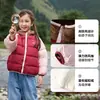 Chamarra con capucha Cotton Hall para niños, acolchada de algodón, forro de felpa y engrosada, con colores contrastantes, estilo invierno, para niños y niñas, tallas mediana y grande