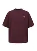 Nanxia Verano Nuevo Original Tendencia Nacional Básico Corte Holgado Estampado Cuello Redondo Versátil Moderno Marca Pareja Camiseta de Manga Corta