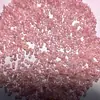 Tourmalina Rosa Natural Semitransparente Redonda de 1 mm a 3 mm Joyería con Piedras de Fondo Puntiagudo Facetado