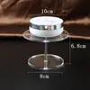 Soporte de exhibición de escalera acrílico transparente desmontable para cosméticos, aceites esenciales, lápiz labial y exhibición de modelos de bolsos