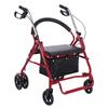 El carrito para ancianos andador multifunción scooter plegable de cuatro ruedas cinturón de ocio asiento carrito de compras