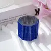 Copo de Cristal Popular Cravejado com Diamantes Sem Tampa, Copo de Cristal para Mistura, Ferramenta Transparente Espessa para Nail Art