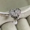 Panjia Dora Cuentas Plata de Ley 925 Rodeado de Serpientes Lleno de Cuentas de Diamante Personaje de Dibujos Animados Corazón Perla Zirconia Accesorios DIY