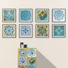 10 pegatinas de suelo con película mate con diseño vintage para cocina, salpicadero, escritorio, armario, renovación de pared