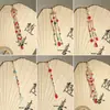 Horquilla con Colgante de Estilo Antiguo, Materiales para Joyería Hecha a Mano DIY, Solapa de Presión para Cheongsam, Corona de Pelo de Abanico Casera, Colgante Versátil
