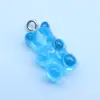 Oso de resina mini simulación de color oso de caramelo pendientes pendientes bolsa colgante colgante accesorios de joyería DIY