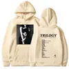 [Código Europeu Transfronteiriço] Blusa com Capuz Hip Hop do Álbum Musical Trilogy do The Weeknd