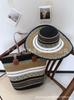 Bolsa de Colorido Rayado Estilo Bohemio Étnico de Venta Caliente Transfronteriza Nuevo Estilo Sombrero de Paja Traje de Paja de Viaje para Mujer