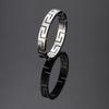 Anillo Cerrado de Dedo Índice de Acero de Titanio Advanced Sense para Mujer ns Simple Acero de Titanio Nicho Moda Personalizado Geométrico Accesorios Anillo