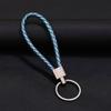 Chaveiro Criativo de Cordão de Couro Trançado Lanyard de Chaveiro de Couro Acessórios Pingente de Carro para Casal Pequeno Presente para Atividade Venda por Atacado