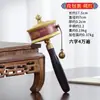 Bolso de Cuero de Pueblo Tibetano Rueda Giratoria de Manivela de Seis Caracteres de Cobre Pintura de Colores Cilindro Giratorio de Manivela Adorno de Cubo de Oro Giratorio de Mano
