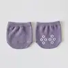 Calcetines de Media Suela Finos de Verano para Mujer, Calcetines Invisibles Antideslizantes de Silicona para Tacones Altos, Calcetines Simples y Transpirables de Media Tela de Algodón