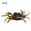 Isca artificial para pesca em mar, 10cm 34g, isca artificial para garoupa, isca macia realista em formato de caranguejo com anzol, equipamento de pesca