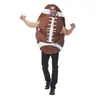 Mono mural de comida temático de hot dog europeo y americano, talla de adulto, disfraz divertido para fiesta de Halloween, disfraz de esponja, atuendo de cosplay