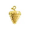 Pingente de Aço Inoxidável 304 Série Frutas Transfronteiriça Acessórios Morango Pingente Artesanal DIY Colar Pulseira Joias Estoque Pronto