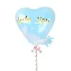 Decorativo ins Transparente Postre Pastel de Cumpleaños Globo Fiesta de Bodas Lentejuela Decoración de Mesa Enchufable