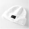 Chapéu de Lã Liso Simples Macio e Ceroso para Homens e Mulheres, Fashion, Casual, Versátil, Quente, Protetor de Orelhas, Mostra o Rosto, Pequeno Chapéu de Tricô