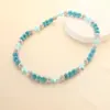Colar Cruz de Contas de Argila Full-Diamond Europeu e Americano Mais Vendido Transfronteiriço Colar de Corda Elástica Personalizado Joias para Mulheres
