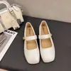 Zapatos Mary Jane de Velcro Estilo Francés para Mujer, Novedad Verano 2026 Versátiles Elegantes para la Noche, Zapatos de Trabajo para el Trayecto Diario, Zapatos de Vestir