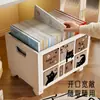 Suporte de Armazenamento de Bolsa sob a Mesa, Caixa de Armazenamento de Livros, Caixa de Livros Móvel com Rodas, Caixa de Armazenamento de Livros para Mesa, Estante Dobrável