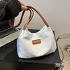 Bolso de Hombro de Cuero Suave de Gran Capacidad Vintage para Mujer Bolso de Axila Ins Todo Fósforo Nuevo 2024 para Mujer Bolso Tote de Viaje