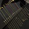 Pulseira de Corda Vermelha Francesa Banhada a Ouro com Diamante Único Pulseira de Corda Vermelha Pequena Meio Corda Meio Corrente Presente Benmingnian Nicho Feminino de Alta Qualidade