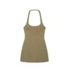 Ropa de mujer transfronteriza al por mayor 2026 verano nuevo estilo europeo y americano cuello halter anti-exposición vestido corto 4661204