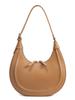 Nuevo estilo japonés nicho piel de vaca bolso media luna semicírculo bolso luna bolso de hombro portátil para mujer bandolera bolso dumpling bolso de axila