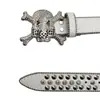 Hebilla de Cinturón de Calavera con Diamantes Estilo Punk Europeo y Americano Hip-Hop Decorativa de Pedrería Tendencia Venta Directa Dropshipping