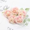 Flores Artificiales, Cabezas de Rosa de 5cm, Flores de Seda para Bodas, Decoración de Pared de Flores, Arreglo de Escena con Flores Artificiales