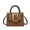 Bolso Cuadrado Pequeño Estilo Retro Hong Kong para Mujer 2026 Nuevo Bolso de Mano Moda Coreana Bolso Cruzado Bolso de Hombro Color Sólido Transfronterizo Primavera y Verano