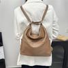Bolso de hombro nuevo de otoño e invierno de 2024, bolso de mano de gran capacidad a la moda para estudiantes universitarios de este año, bolso de hombro para mujer