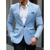 26 Comercio Exterior Transfronterizo Cuatro Estaciones Chaqueta de Traje Sencillo para Hombre Talla Europea Joven Negocios Formal Traje Novio Padrino Esmoquin