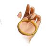 El círculo Nezha Gankun hereda el antiguo círculo Fa Su Bauhinia patrón rollo pulsera sólida corte