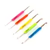 Set de Ganchillos de Doble Punta con Mango Suave de Colores para Tejer Suéteres y Bufandas, Herramientas DIY, Venta al por Mayor desde el Fabricante