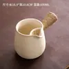 Panela Vermelha Popular Panela Assada Chaleira para Chá de Leite Panela de Cozinha Chinesa Resistente a Altas Temperaturas Panela com Alça Lateral Conjunto Doméstico Interno para Chá de Leite Assado na Madeira