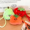Lindo colgante de peluche de fruta, alto valor estético, decoración de bolso, juguete de muñeca, llavero coqueto, pequeño adorno