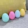 Huevo de Pascua Transfronterizo Huevo Abierto 2.25 Pulgadas 3 Pulgadas 26cm Huevo con Patrón Impreso Colorido Pascua Gashapon